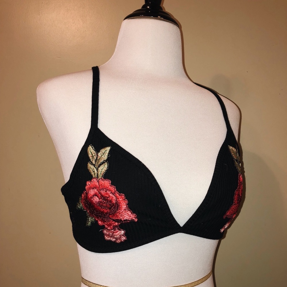 Rose bralette - Picture 2 of 2